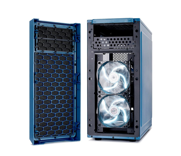 FRACTAL DESIGN Focus G Blue Window 3.5'HDD/2.5'SDD uATX/ATX/ITX FD-CA-FOCUS-BU-W - 387613 - zdjęcie 10